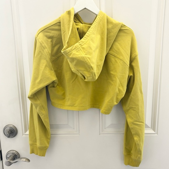 Lululemon All Yours Cropped Hoodie Soleil Size 6 - Picture 5 of 11